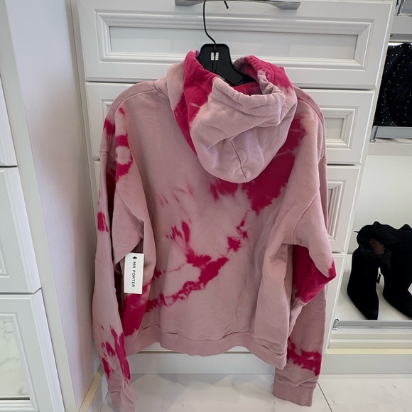 John Elliott Pink Tie-Dye Beach Hoodie - Picture 3 of 4